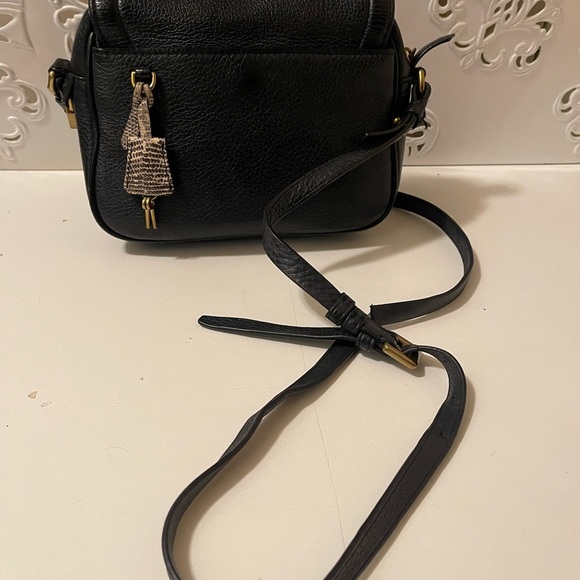 J.Crew crossbody leather bag navy blue good condition just the strap had damaged - Picture 6 of 16